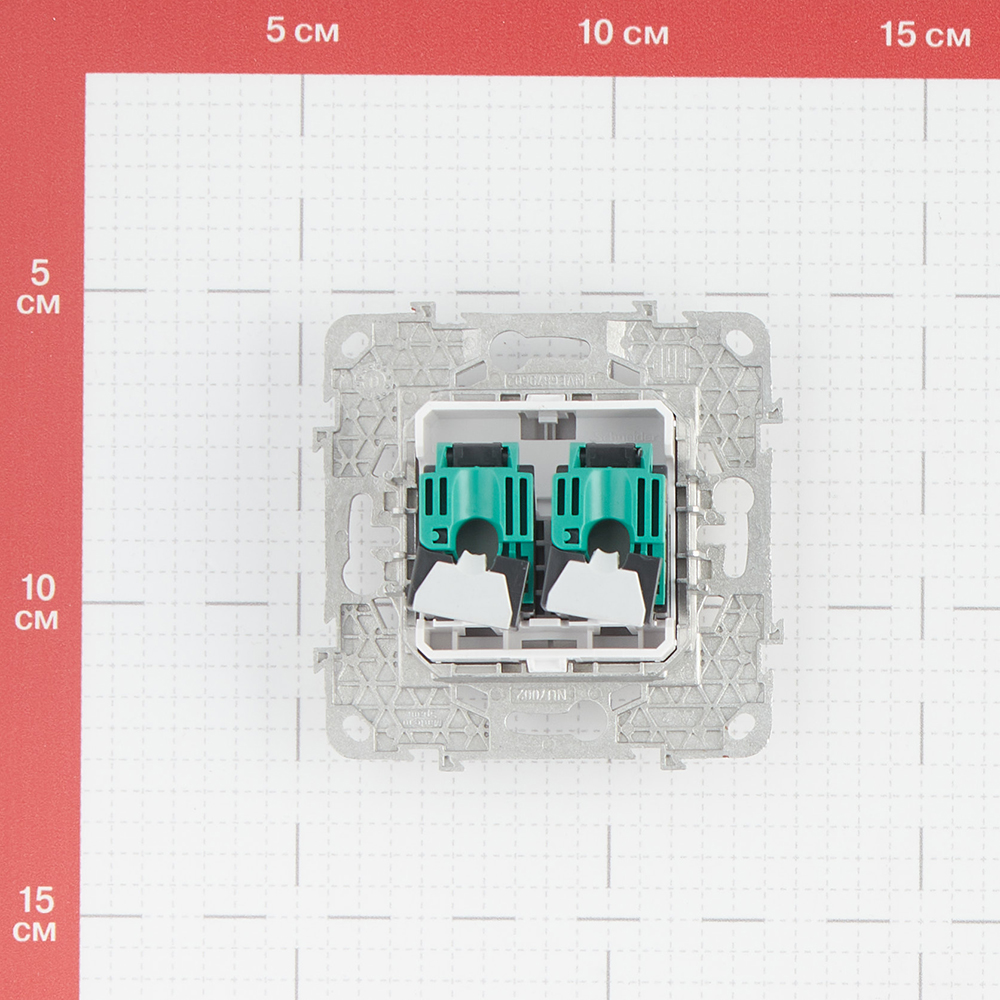 фото Розетка компьютерная schneider electric unica new nu542030 скрытая установка алюминий модули rj45 cat 5 и rj45 cat 5е utp