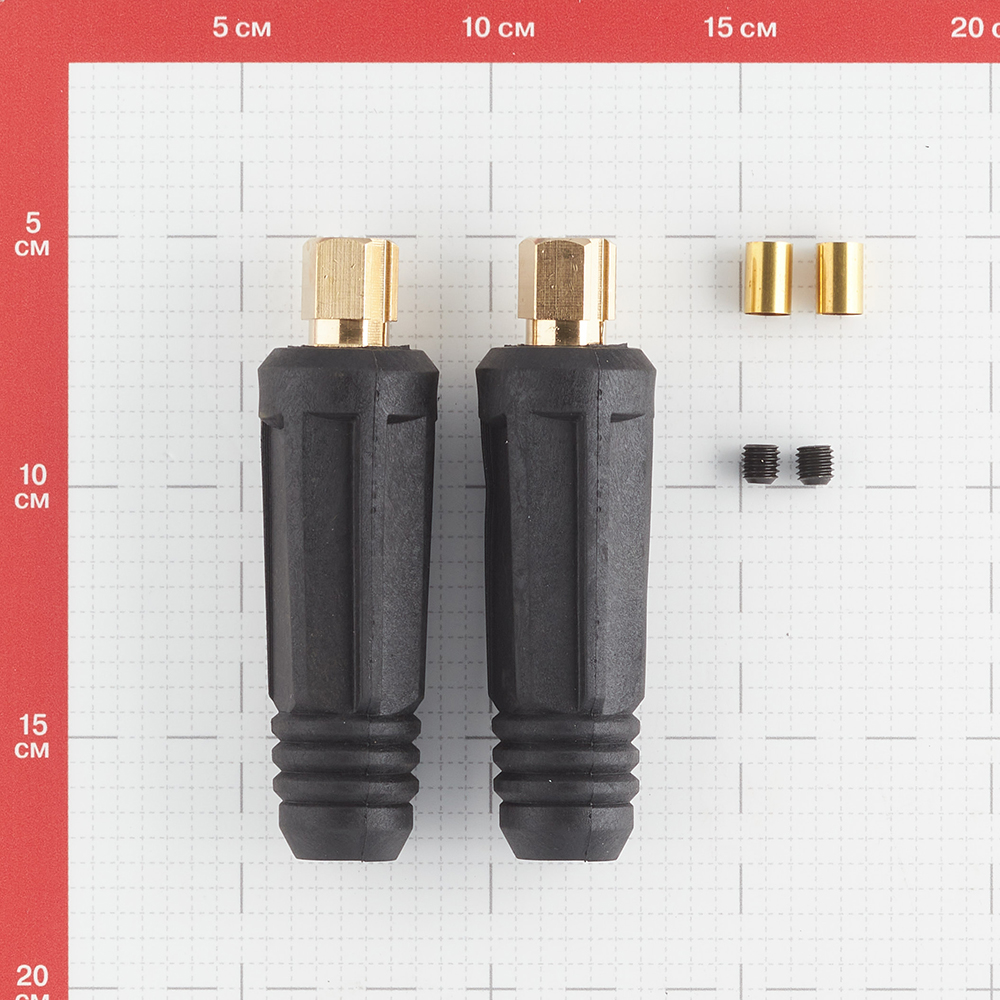 фото Вилка сварочного кабеля quattro elementi тк 35-50 (771-183) (2 шт.)
