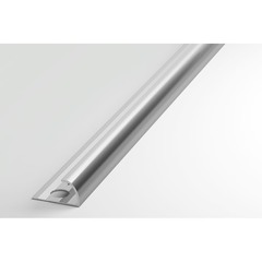 Профиль внутренний для кафельной плитки алюминиевый 10х2700 мм серебро