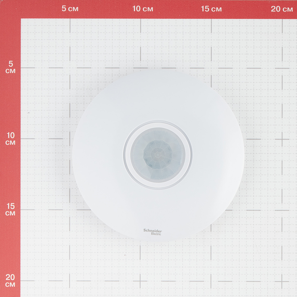 фото Датчик движения schneider electric atlas design atn000137 открытая установка белый потолочный