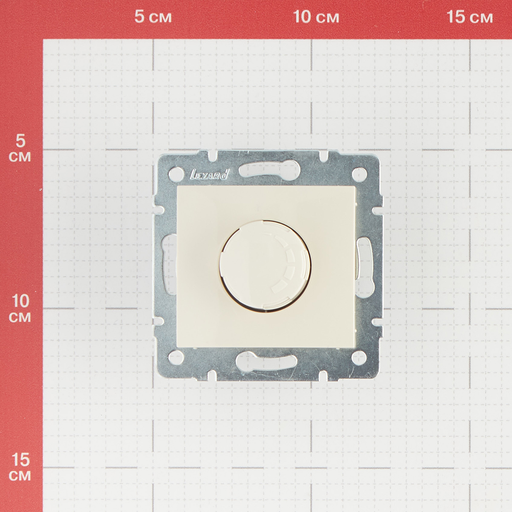 фото Диммер lezard karina 707-0388-115 скрытая установка крем 800 вт поворотный