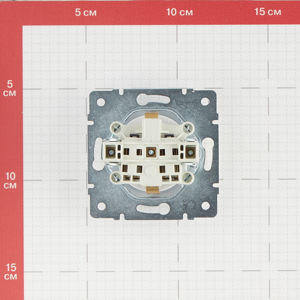 фото Розетка lezard karina 707-3088-123b скрытая установка жемчужно-белая с заземлением с крышкой