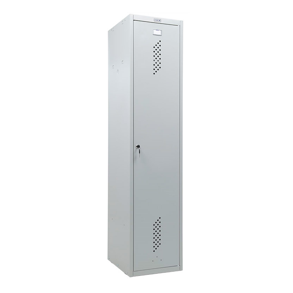 Шкаф металлический для раздевалок Практик LS-11-40D 1830x418x500 мм 1 секция 2 полки шкаф для раздевалок стандарт ls 41