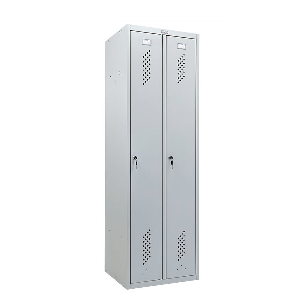Шкаф металлический для раздевалок Практик LS-21-60 1860x600x500 мм 2 секции 2 полки шкаф для раздевалок стандарт ls 41