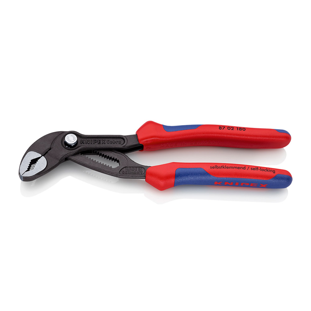 Клещи переставные Knipex Cobra (KN-8702180) 185 мм клещи переставные knipex cobra quickset kn 8722250 250 мм