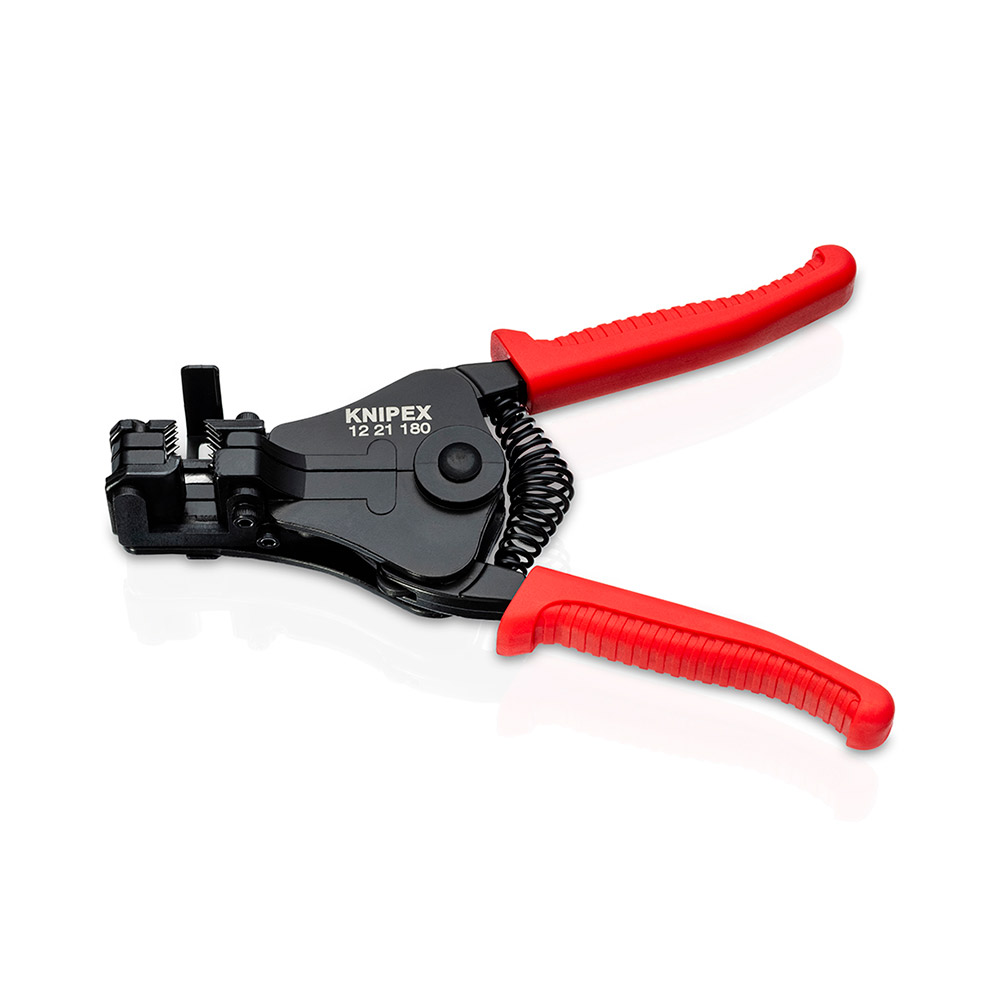 Стриппер 180 мм Knipex для удаления изоляции (KN-1221180) knipex kn 1221180 красно черный