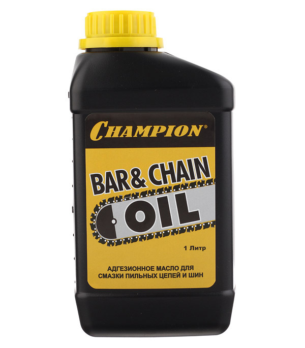 Масло для смазки цепи Champion минеральное 1 л (952802 /952824) масло для смазки цепи champion bar