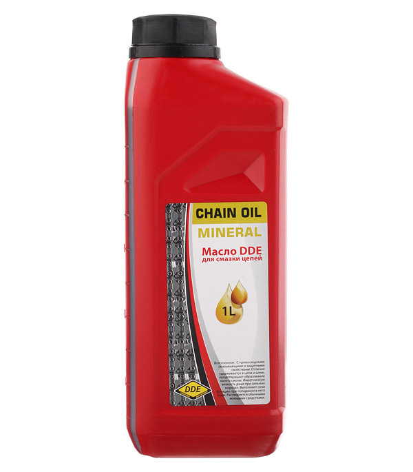 Масло для смазки цепи DDE минеральное 1 л (M-CHO) масло для смазки режущих цепей пил kettenoel 4 л mannol 1417