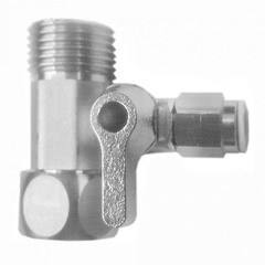 Тройник с краном 1/2 ВР(г) х 1/2 ВР(г )х 1/4 ВР(г)