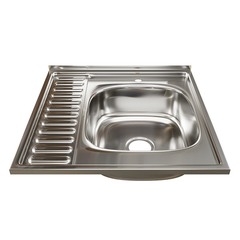Мойка 60х60 правый выпуск 3 1/2 Mixline 16 см с сифоном