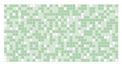 Панель ПВХ 955х480 мм Grace мозаика зеленая
