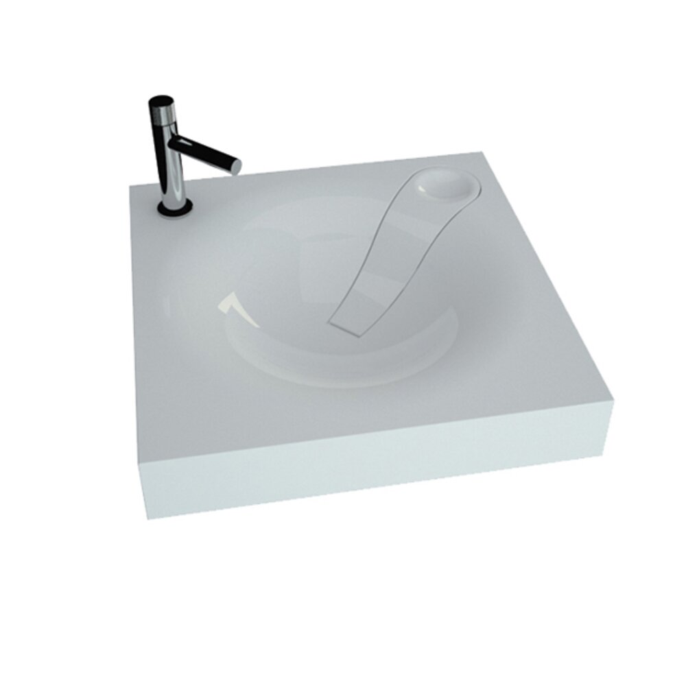 Умывальник Angy 60х60 см над стиральной машиной с кронштейнами — купить ...