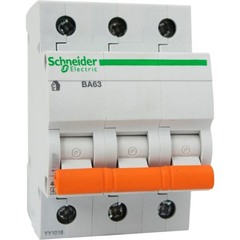 Автоматический выключатель Schneider ВА63 (11223) 3Р 16 А 4,5 кА тип С 400В на DIN-рейку