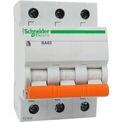 Автоматический выключатель Schneider ВА63 (11225) 3Р 25 А 4,5 кА тип С 400В на DIN-рейку