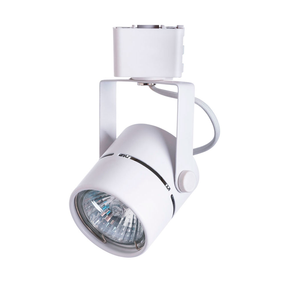 Трековый светильник однофазный Arte Lamp Mizar 50 Вт GU10 1 кв.м белый (A1311PL-1WH)