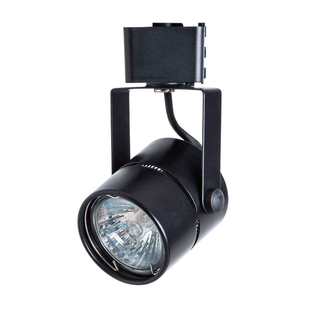 Трековый светильник однофазный Arte Lamp Mizar 50 Вт GU10 1 кв.м черный (A1311PL-1BK) светильник трековый arte lamp mizar a1311pl 1wh gu10 с драйвером 50 вт 220 в белый ip20