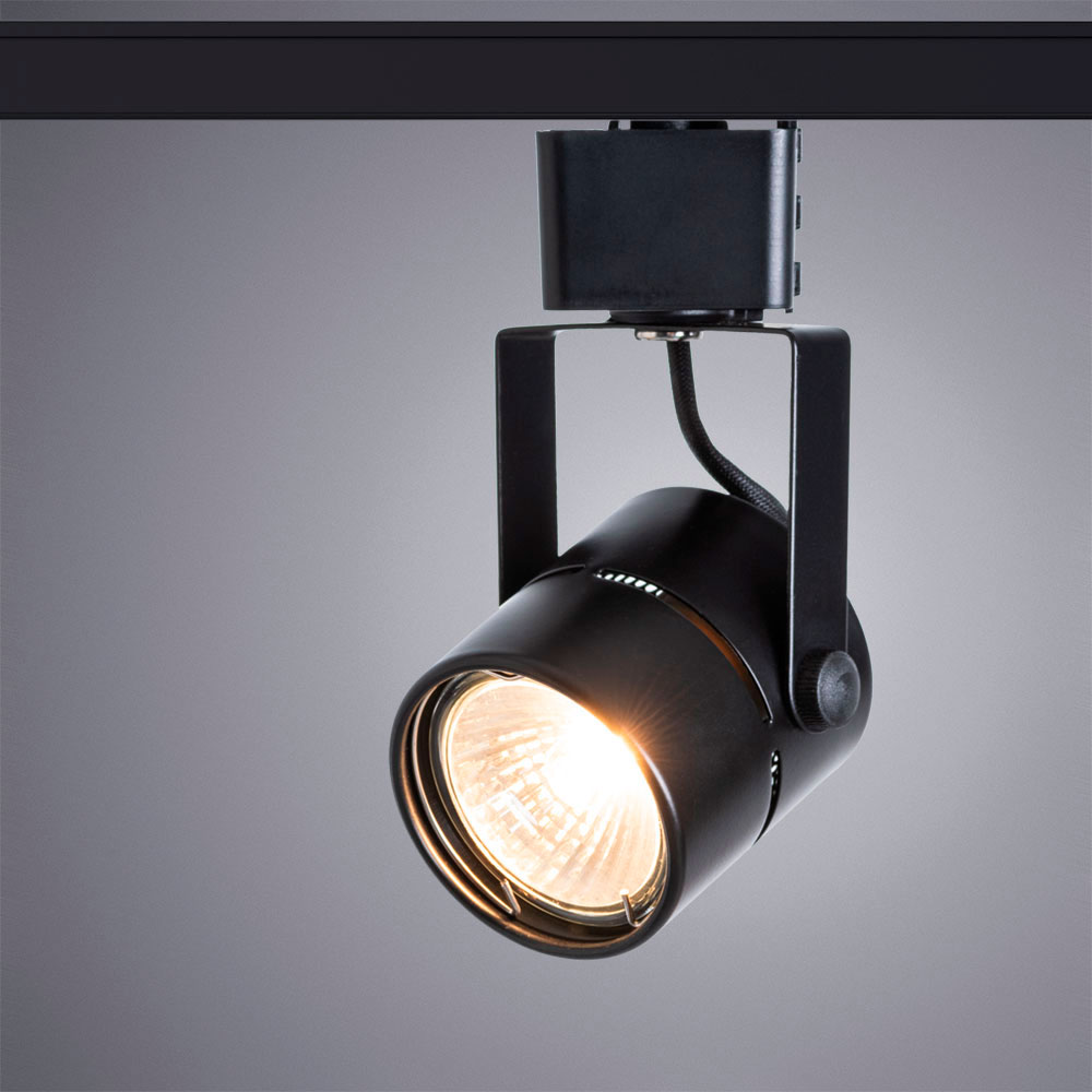 Светильник трековый ARTE LAMP MIZAR (A1311PL-1BK) GU10 с драйвером 50 Вт 220 В черный IP20