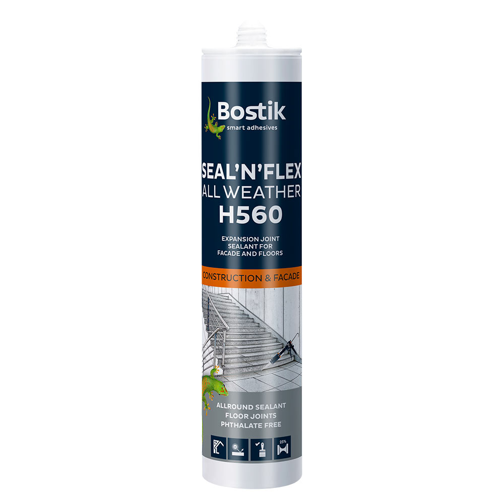 фото Герметик гибридный bostik h560 seal'n'flex all weather белый 290 мл