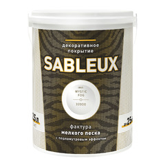 Краска декоративная L'impression Sableux с эффектом перламутрого песка белый 2,5 л