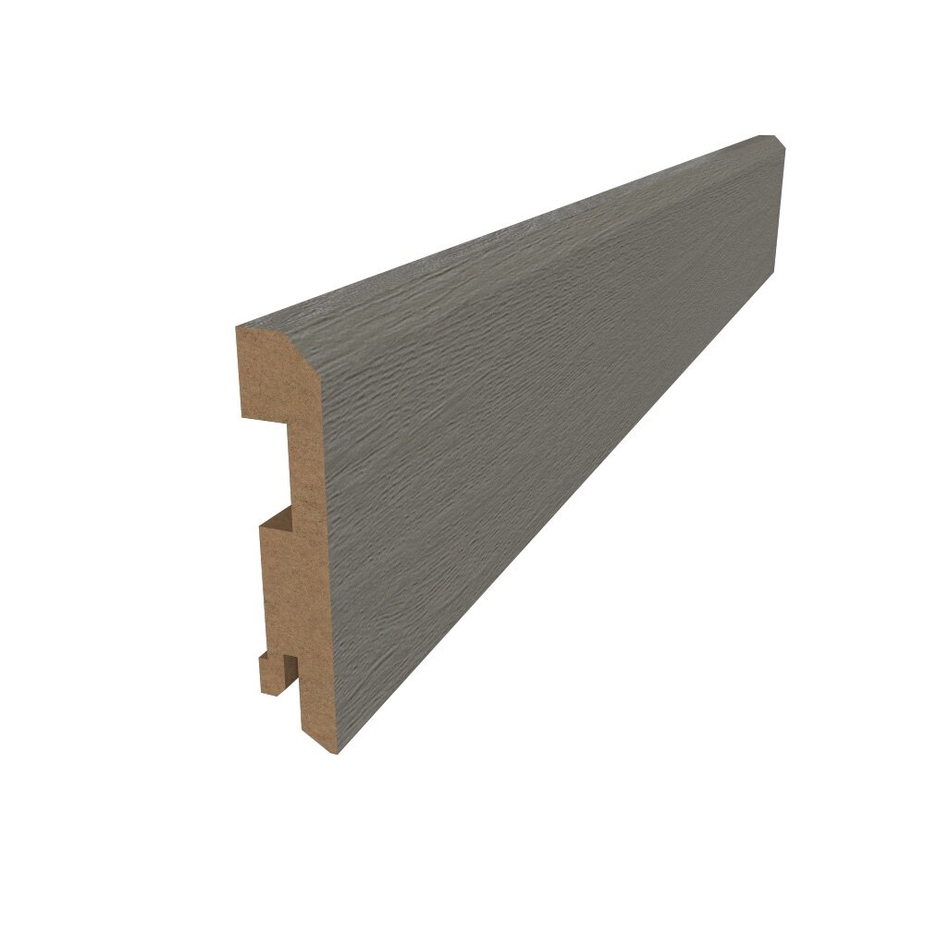 Плинтус МДФ прямой ProfilDoors Модерн ХN стоун 16x80x2070 мм с кабель ...