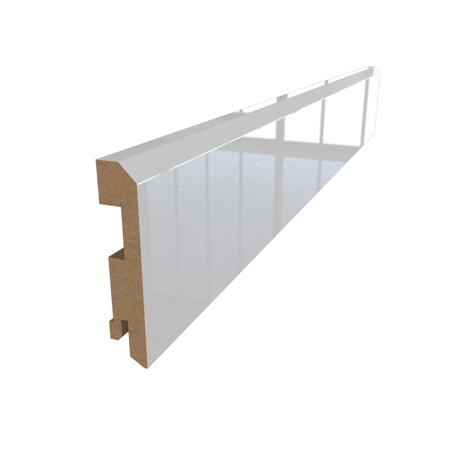 Плинтус МДФ прямой ProfilDoors L галька люкс 16х80х2070 мм с кабель ...