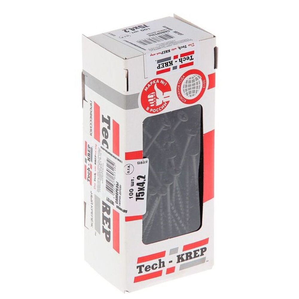 Саморез ШСГД 4,2х75 (100 шт) - коробка с ок. Tech-Krep — купить в ...