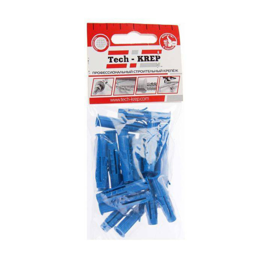 Дюбель распорный Чапай 8х40 шипы+усы (полипропилен) (20 шт) - пакет ...