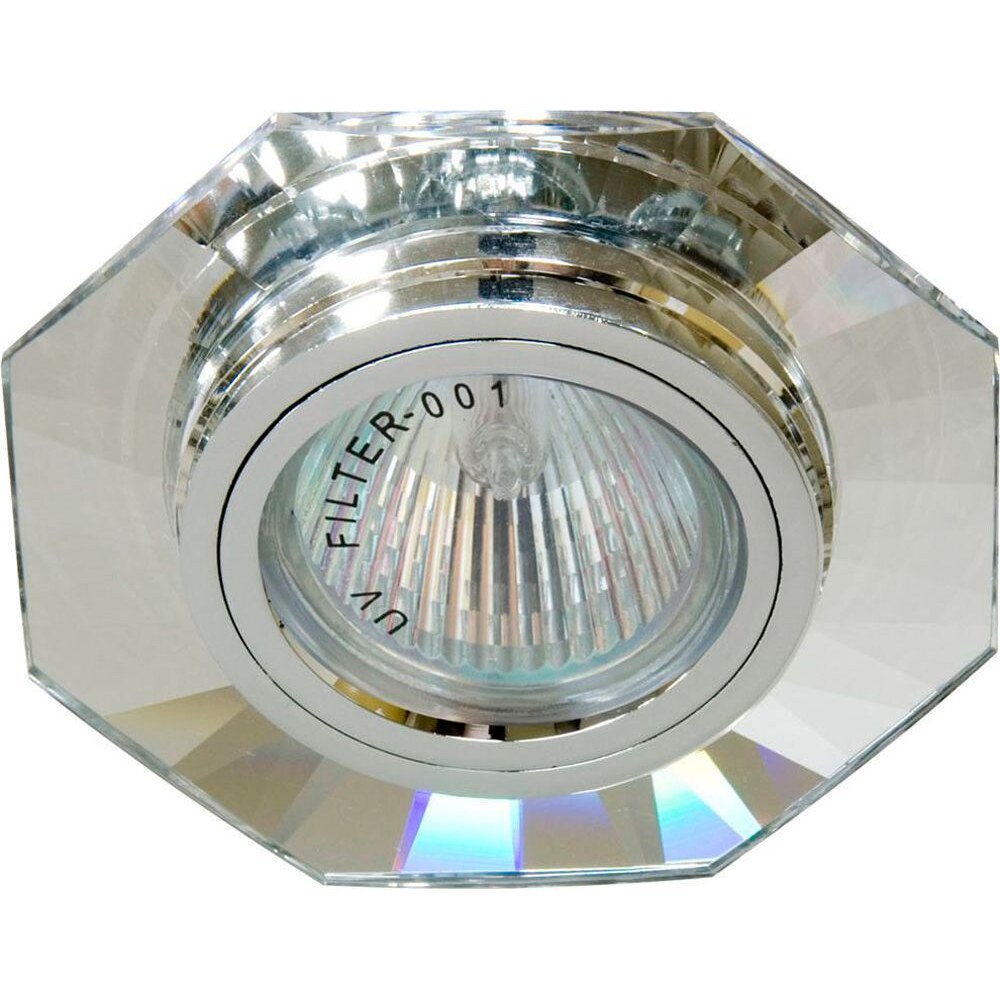 Светильник G53 MR16 50 Вт 95 мм IP20 Feron 8120-2 серебро — купить в ...