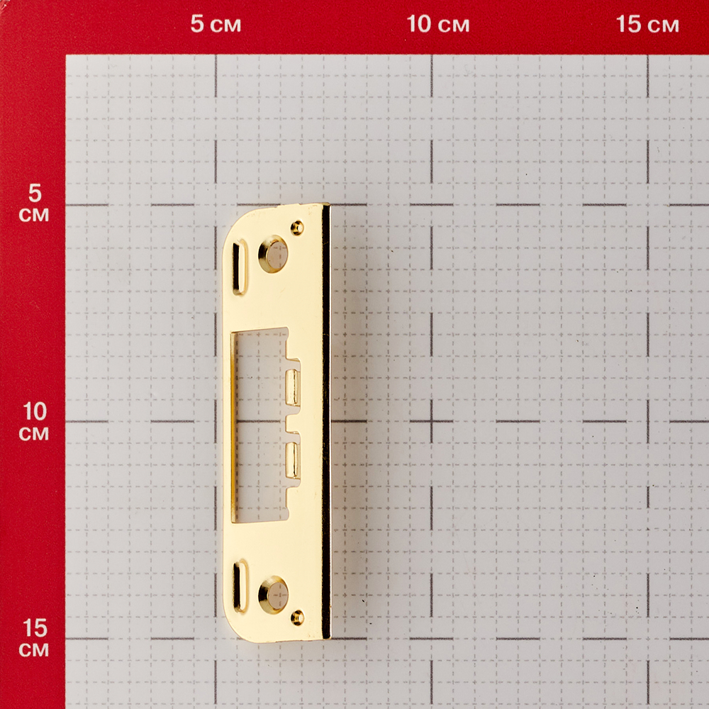 фото Планка ответная плоская (золото) no name