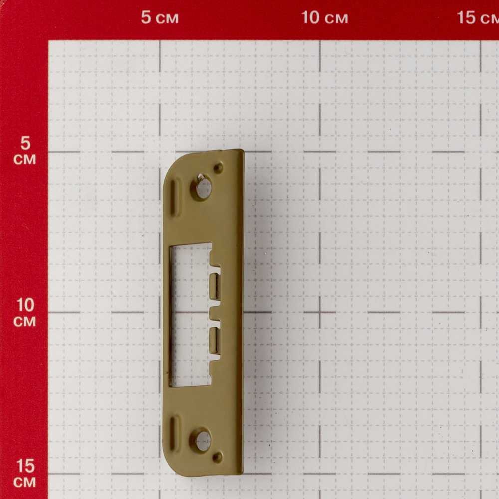 Планка ответная для врезного замка плоская фисташка (680185) Вид№2