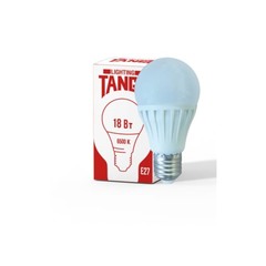 Лампа светодиодная 18 Вт E27 1440 Лм 6500К груша матовая 220 В Tango