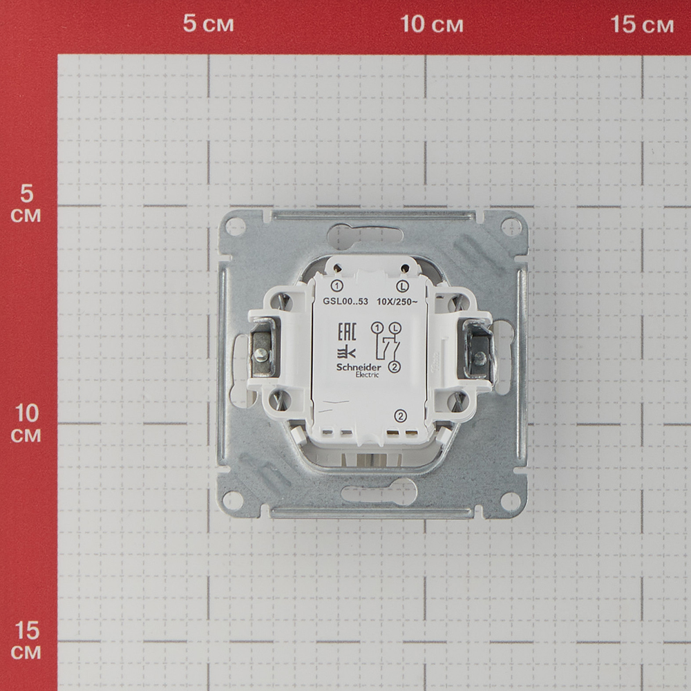 фото Выключатель schneider electric glossa gsl000353 двухклавишный скрытая установка алюминий ip20 с подсветкой