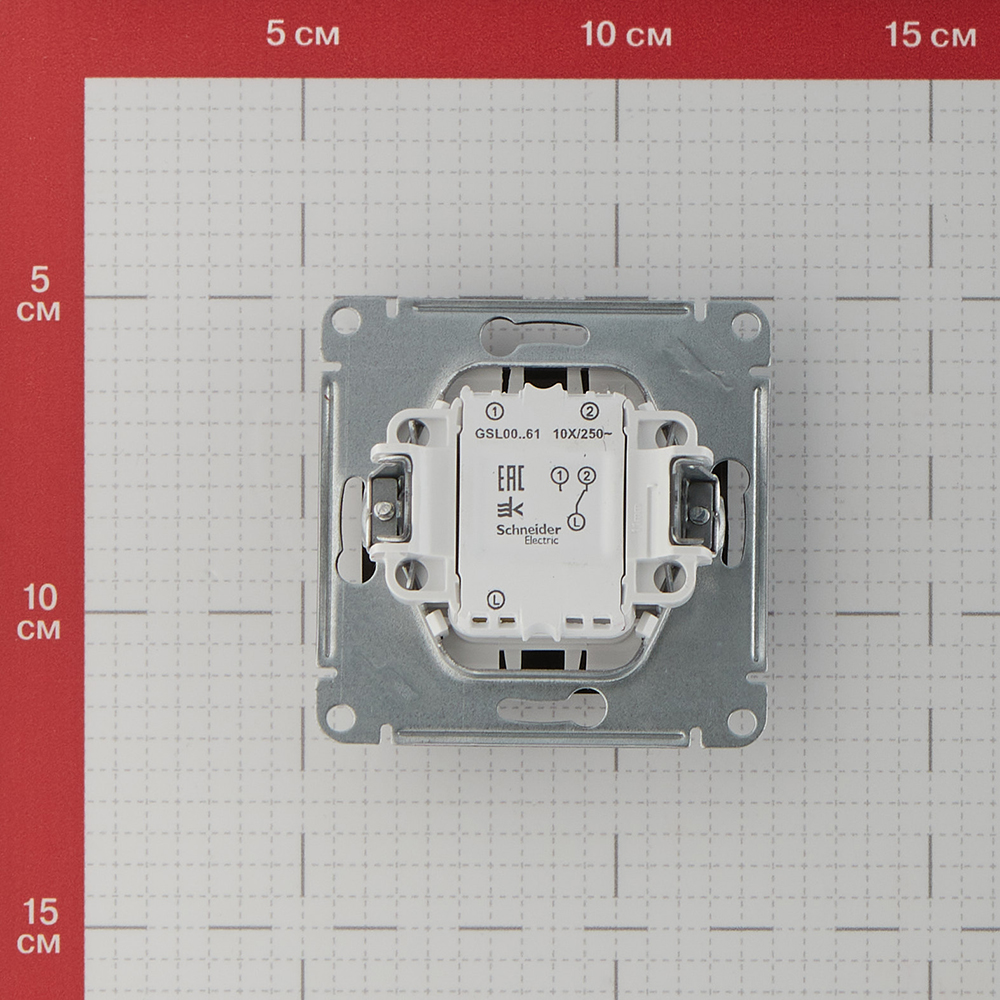 фото Переключатель schneider electric glossa gsl000761 одноклавишный на 2 направления скрытая установка антрацит ip20