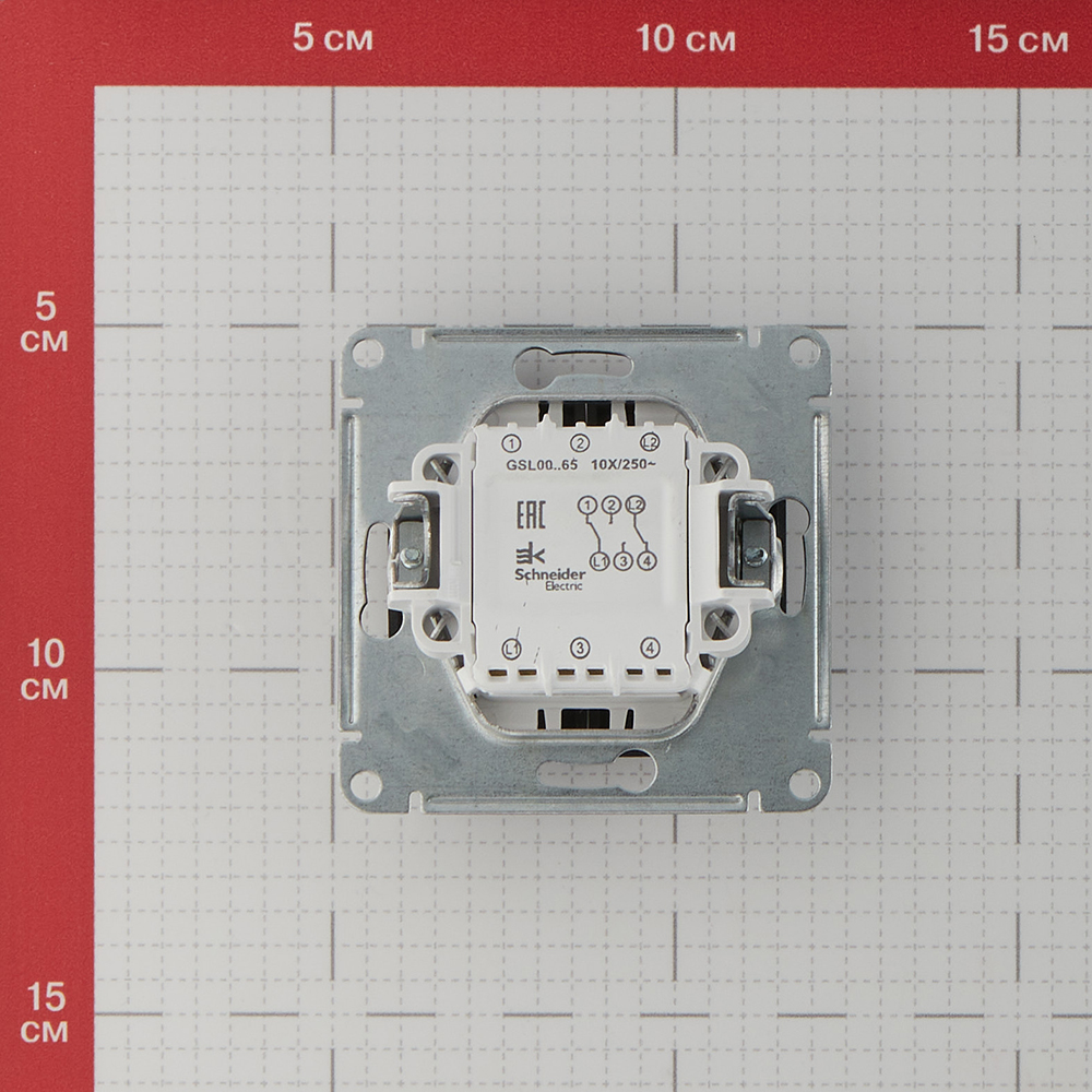 фото Переключатель schneider electric glossa gsl000765 двухклавишный на 2 направления скрытая установка антрацит ip20