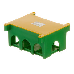 Коробка распределительная HEGEL для заливки бетоном 173х130х60 мм 8 вводов зеленая IP44 с крышкой