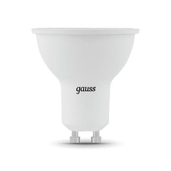 Лампа светодиодная Gauss GU10 6500К 9 Вт 830 Лм 150-265 В рефлектор MR16 матовая