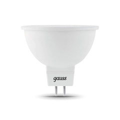 Лампа светодиодная Gauss GU5.3 6500К 9 Вт 830 Лм 150-265 В рефлектор MR16 матовая