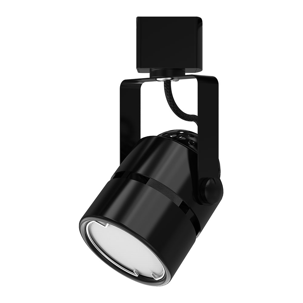 фото Светильник трековый gauss track light (tr011) gu10 t-образный 220 в черный ip20