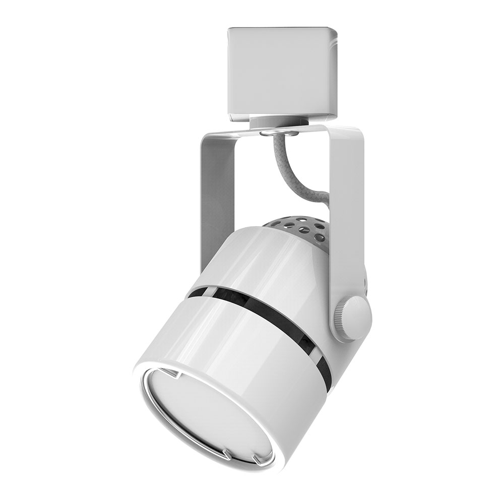 фото Светильник трековый gauss track light (tr012) gu10 t-образный 220 в белый ip20