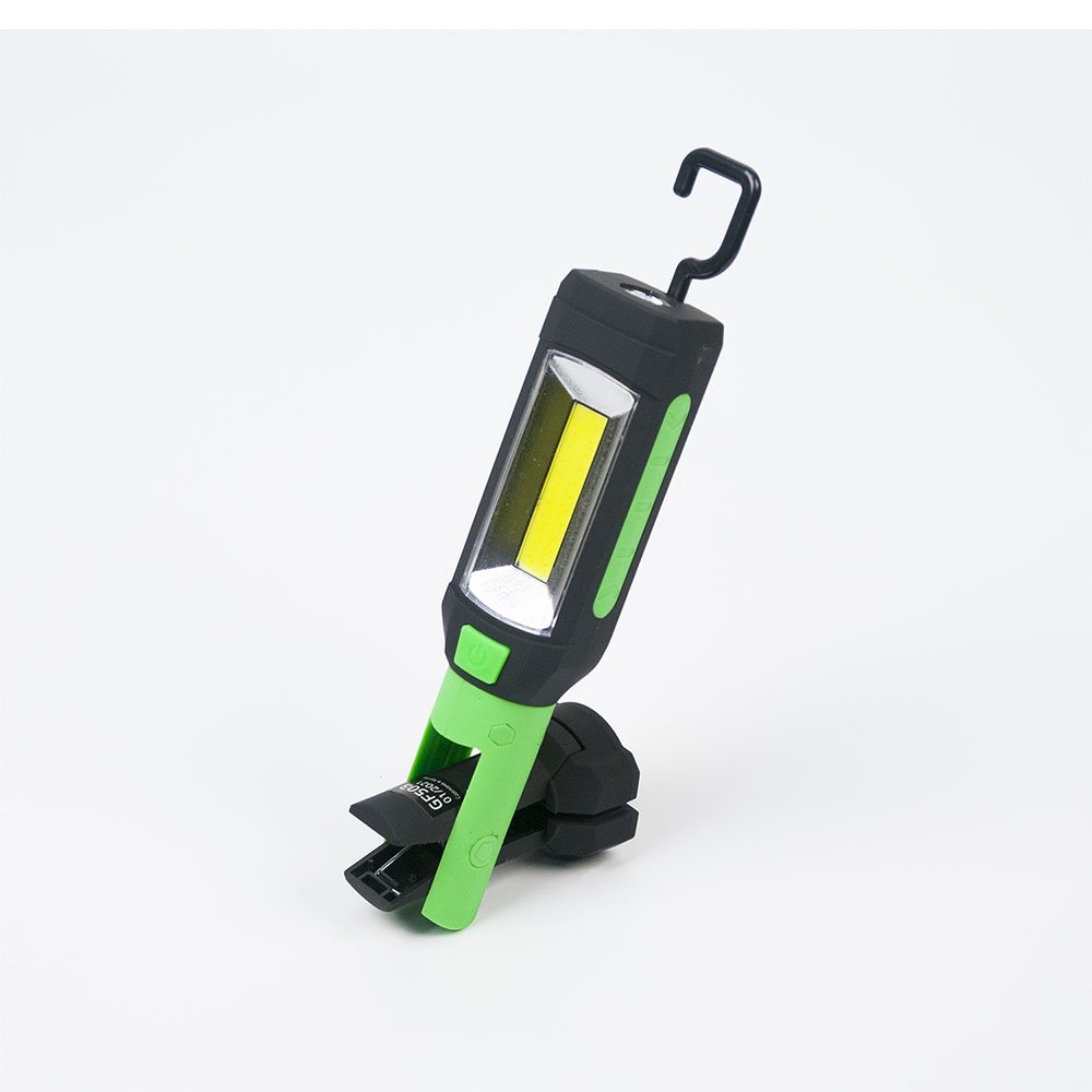 фото Фонарь ручной gauss (gf503) светодиодный 10 вт на батарейках aaa пластик