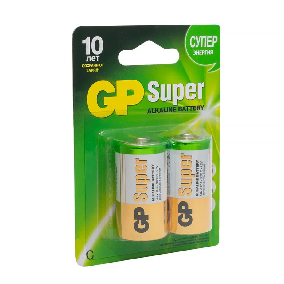 Батарейка GP Batteries LR14 1,5 В (2 шт.) — купить в Петровиче в Санкт ...