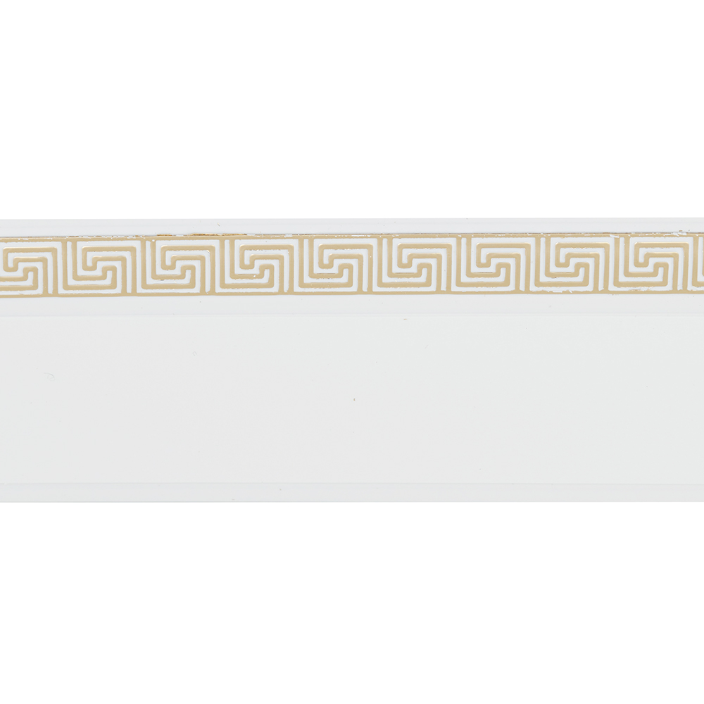 Бленда 50 мм для пластмассового карниза Ариадна 350 см белый с золотом бленда лиана пластик 5 м цвет белый
