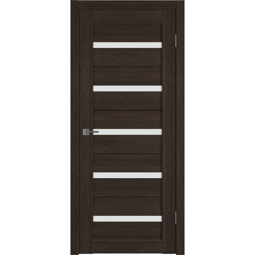 Дверное полотно VFD Atum 7 Wenge White Cloud темно-коричневое экошпон ...
