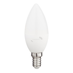 Лампа светодиодная E14 5 Вт 2700К свеча C37 230 В Hesler