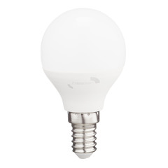 Лампа светодиодная Hesler 6 Вт E14 шар G45 2700К теплый белый свет 230 В матовая