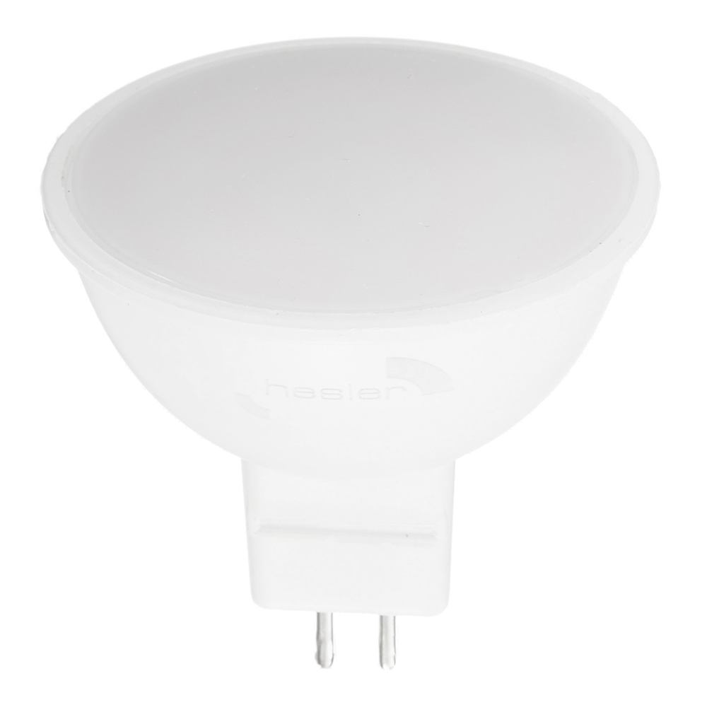 фото Лампа светодиодная hesler 7 вт gu5.3 рефлектор mr16 2700к теплый белый свет 230 в диммируемая