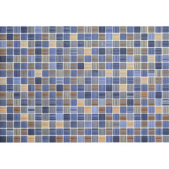 Плитка облицовочная Керамин Гламур 2Т голубая 400x275x7,5 мм (15 шт.=1,65 кв.м)