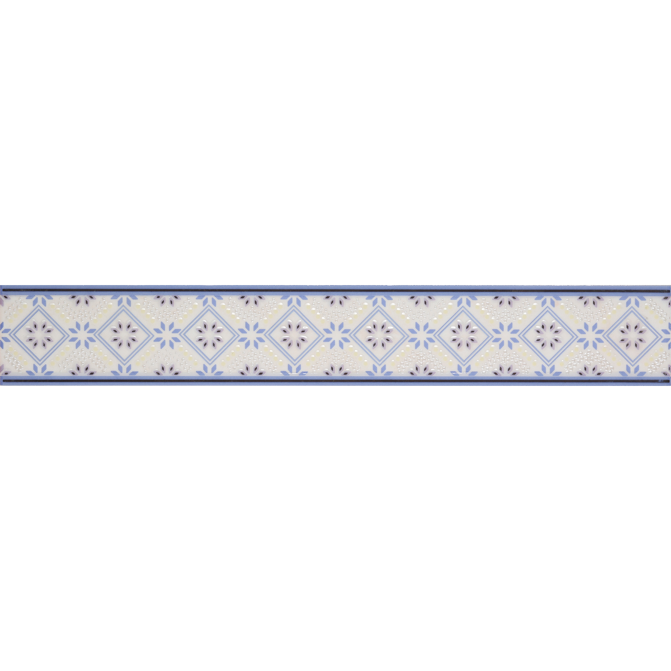 Плитка бордюр Axima Валенсия G1 Люкс синяя 500x75x8 мм