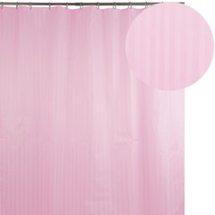Штора для ванной комнаты Аквалиния 180х180 см розовая