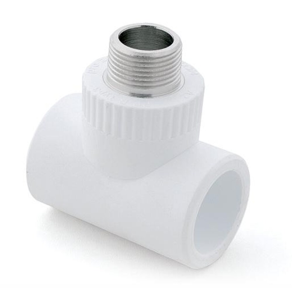 Тройник полипропиленовый 20 мм х 3/4 НР(ш) х 20 мм — купить в Петровиче ...